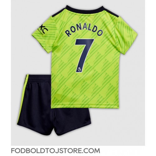 Manchester United Cristiano Ronaldo #7 Tredje sæt Børn 2022-23 Kortærmet (+ Korte bukser)